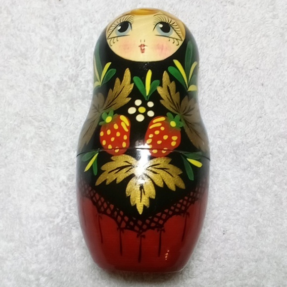 Set of 5(five) Cepzueb Nocag wooden nesting figurines - Picture 9 of 12